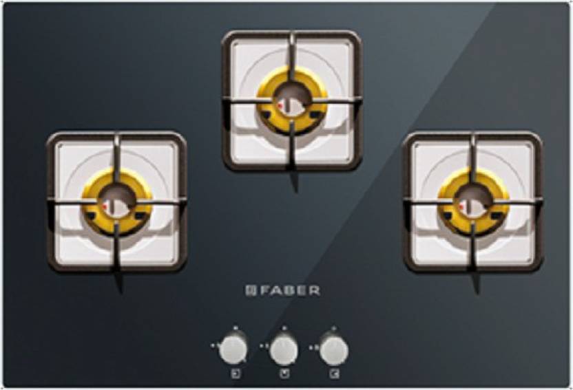 FABER HCT 753 CRS LBR EI Glass, Stainless Steel Automatic Gas Stove Image