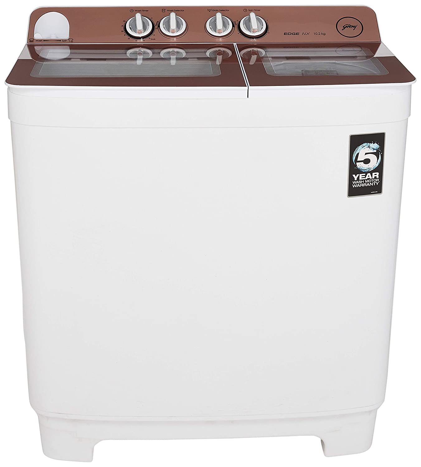 Godrej 10.2 Kg Semi Automatic Washing Machine WS EDGE NX 1020 CPBR Image