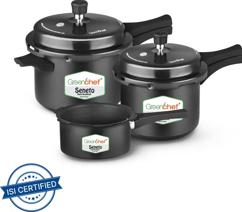 Greenchef Seneto Combo Induction Bottom Pressure Cooker Image