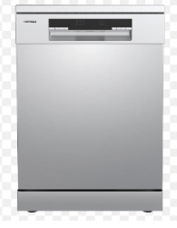 Hafele Aqua Chrome 13 Free Standing Dishwasher Image