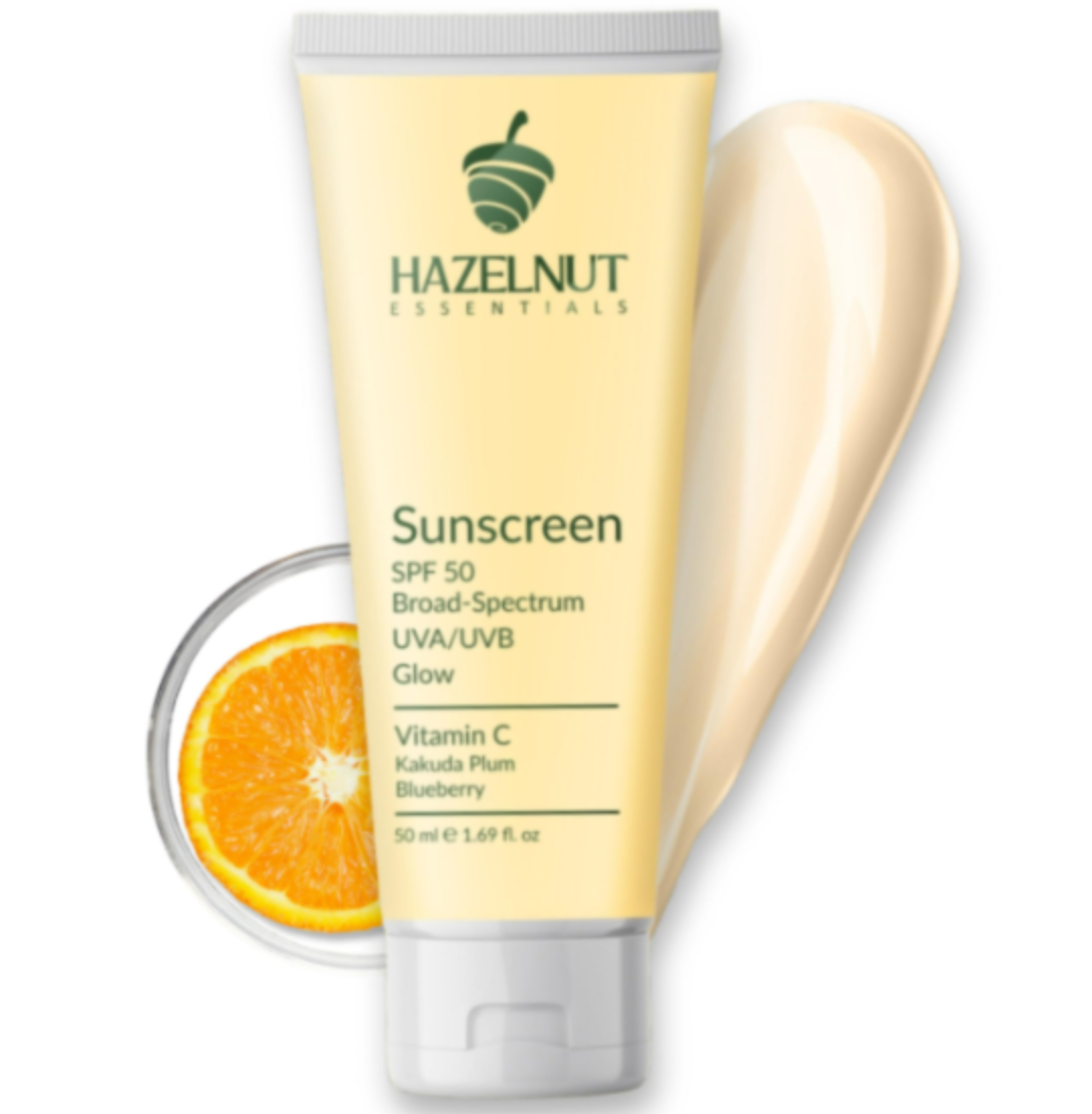 Hazelnut Essentials Vitamin C Glow Sunscreen SPF 50 Image