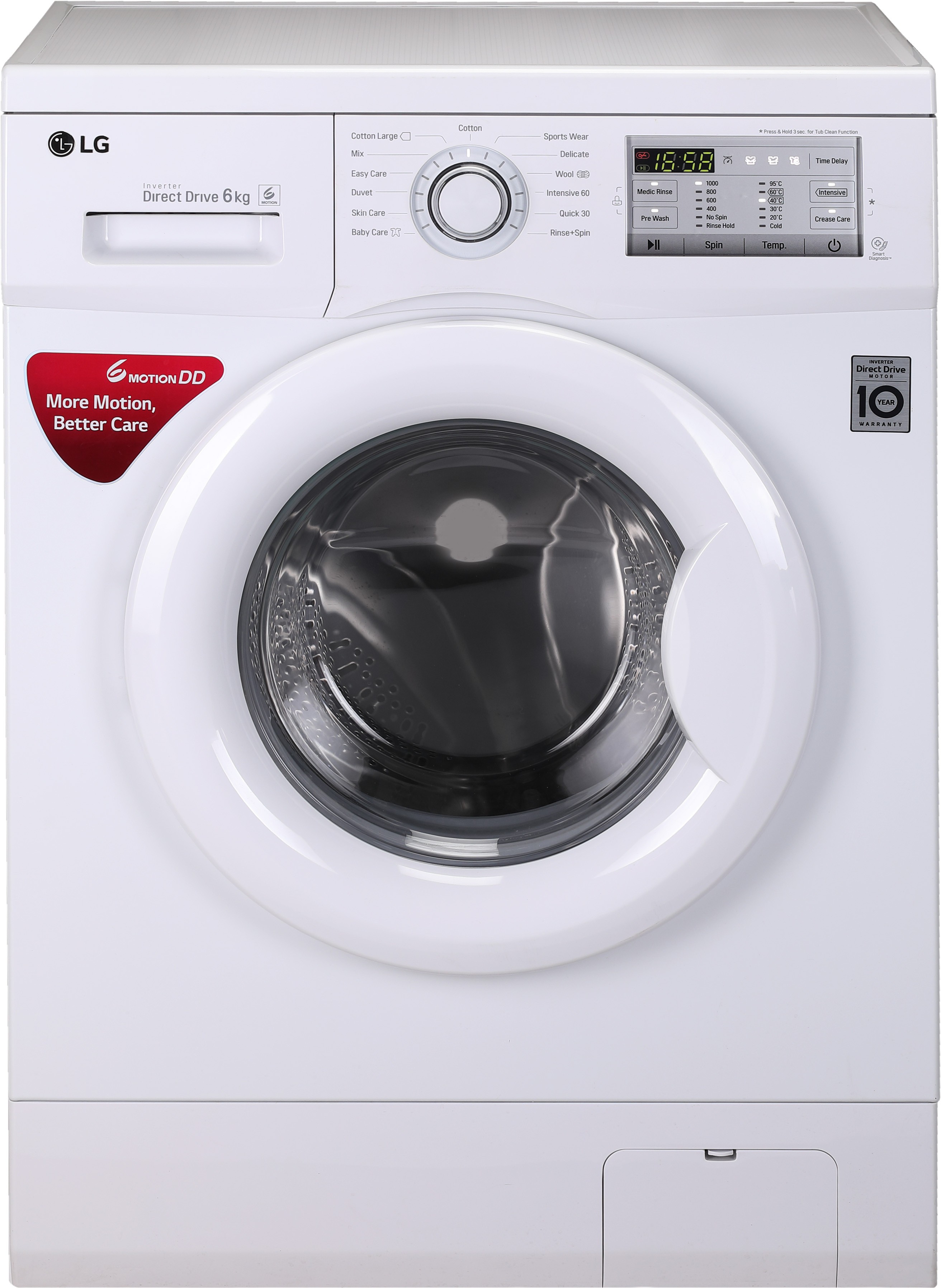 LG 6 kg Fully Automatic Front Load Washing Machine (FH0FANDNL02) Image