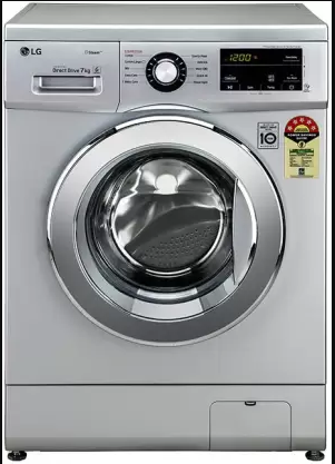 LG 7 kg Fully Automatic Front Load Silver FHM1207BDL Image