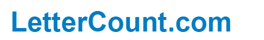 Lettercount Image
