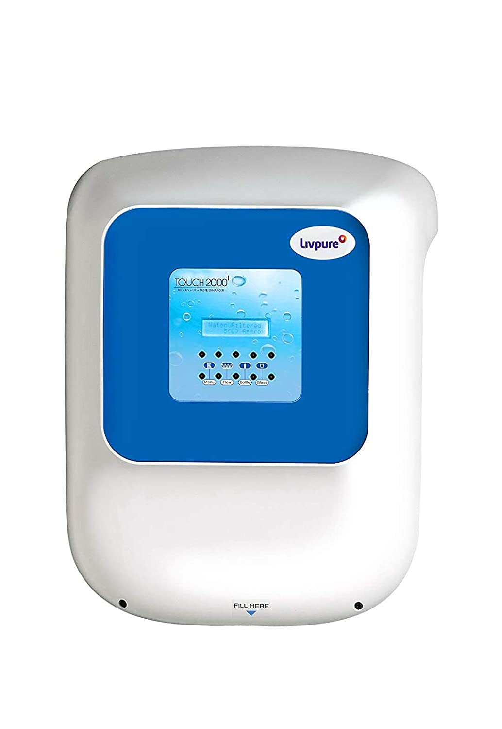 Livpure TOUCH 2000 PLUS 8.5L RO+UV+UF Water Purifier Image