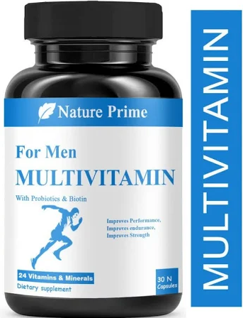 Nature Prime Immunity Multivitamins With Probiotics Supplement Image