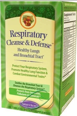 Natures Secret Respiratory Cleanse and Defense Tablets Image