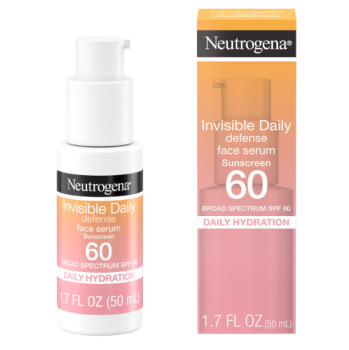 Neutrogena Invisible Daily Defense Face Serum With Broad Spectrum SPF 60+ Image