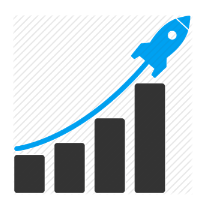 Online Money Rocket Image