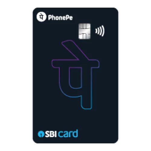 PhonePe SBI Card Select Black Image