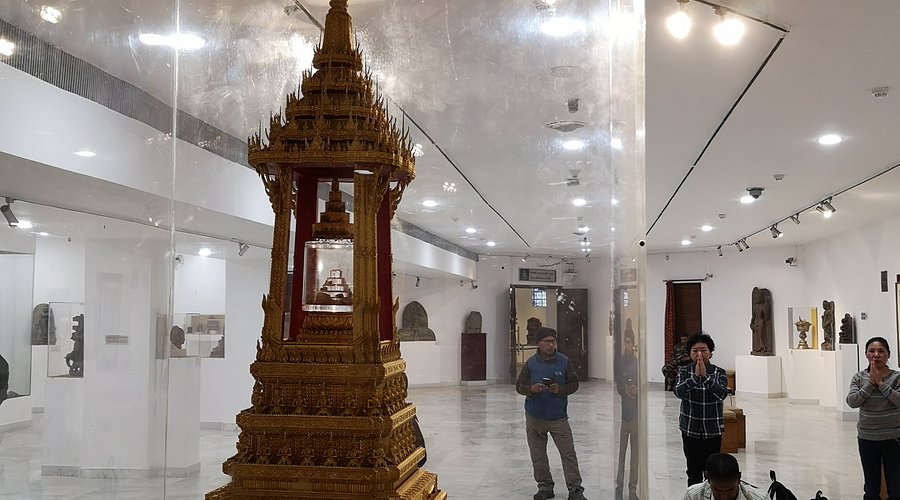 Relics Of Buddha At National Museum - Delhi Image