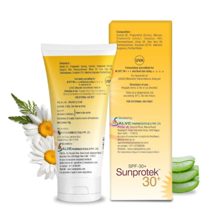 Salve Sunprotek Matte Look Sunscreen SPF50 PA+++ Image