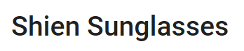 Shien Sunglasses Image