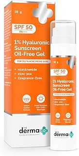 The Derma Co 1% Hyaluronic Sunscreen Oil-Free Gel SPF 50 Image