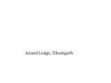 Anand Lodge - Tikamgarh