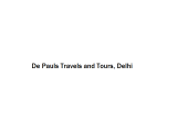 De Pauls Travels and Tours - Delhi
