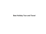 Best Holiday Tour and Travel