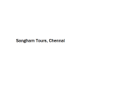 Sangham Tours - Chennai