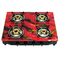 Suryaflame Glaze Designer Red Chilly 4 Burner