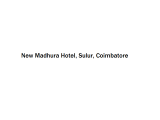 New Madhura Hotel - Sulur - Coimbatore