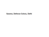 Saxena - Defence Colony - Delhi