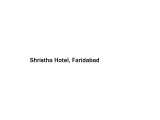Shristha Hotel - Faridabad