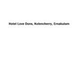 Hotel Love Dons - Kolencherry - Ernakulam