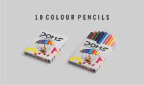 Doms 10 Colour Pencils