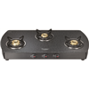 Prestige Premia Glass Manual 3 Burner Gas Stove Photo