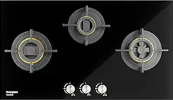 Crompton SensoSafe 78 cm 3 Burners Built-in Gas Hob Photo