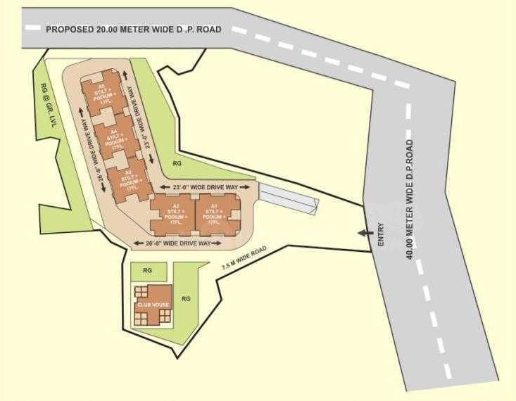COSMOS CLASSIQUE PATLIPADA THANE Property Photos, Floor Plans