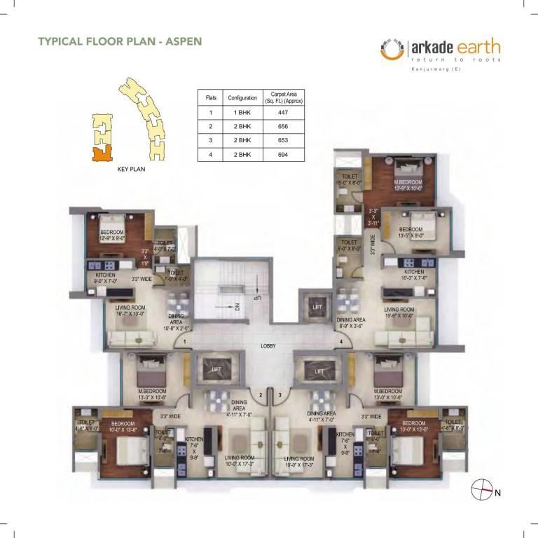 ARKADE EARTH - KANJURMARG - MUMBAI Property Photos, Floor Plans ...