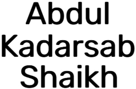 Abdul Kadarsab Shaikh, Latur