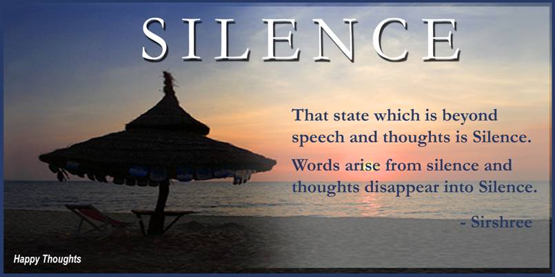 Silence : A True Friend That Never Betrays. - maaz_nawaz Blog ...